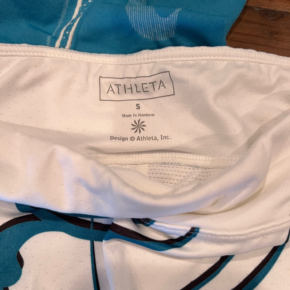 Athleta Blue and White Tank and Skort (Small) - Picture 3 of 3